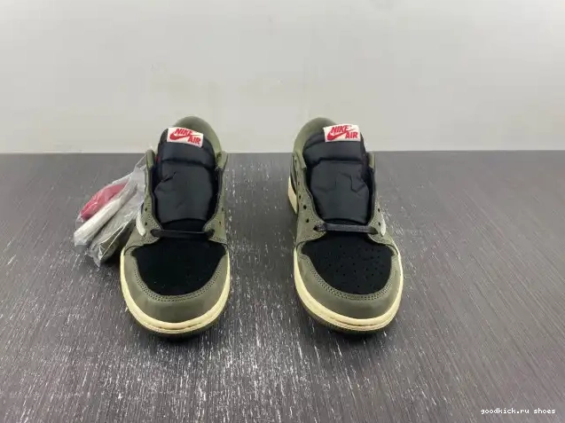 Cheap LOW TRAVIS SCOTT SP 'BLACK DM7866-002 OLIVE' AIR JORDAN OG X 1 0525